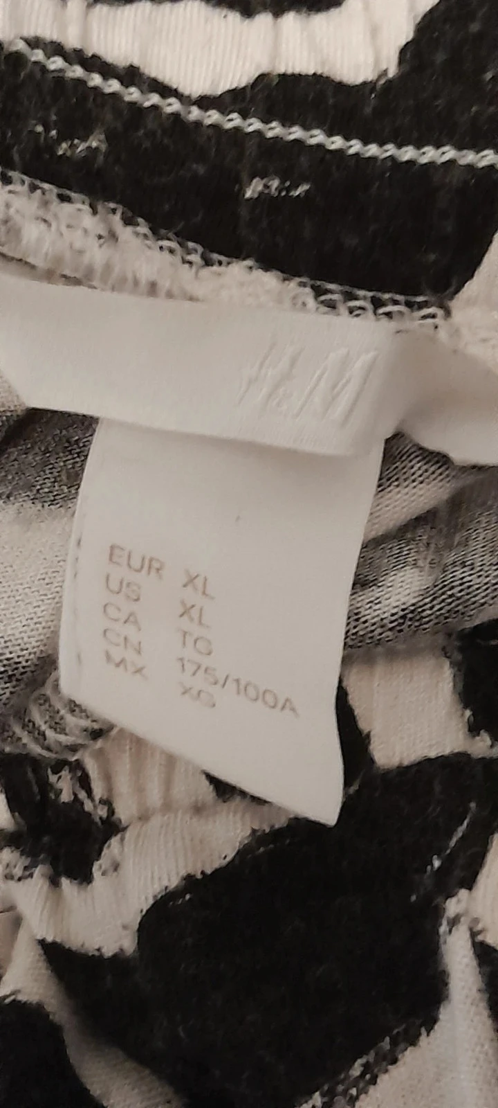 Calça fluida feminina, estilo casual, listrada, tamanho XL, Marca H&M – photo 8